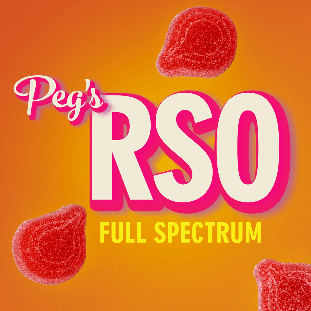 OGeez! Raspberry Orange RSO Gummies 10pk