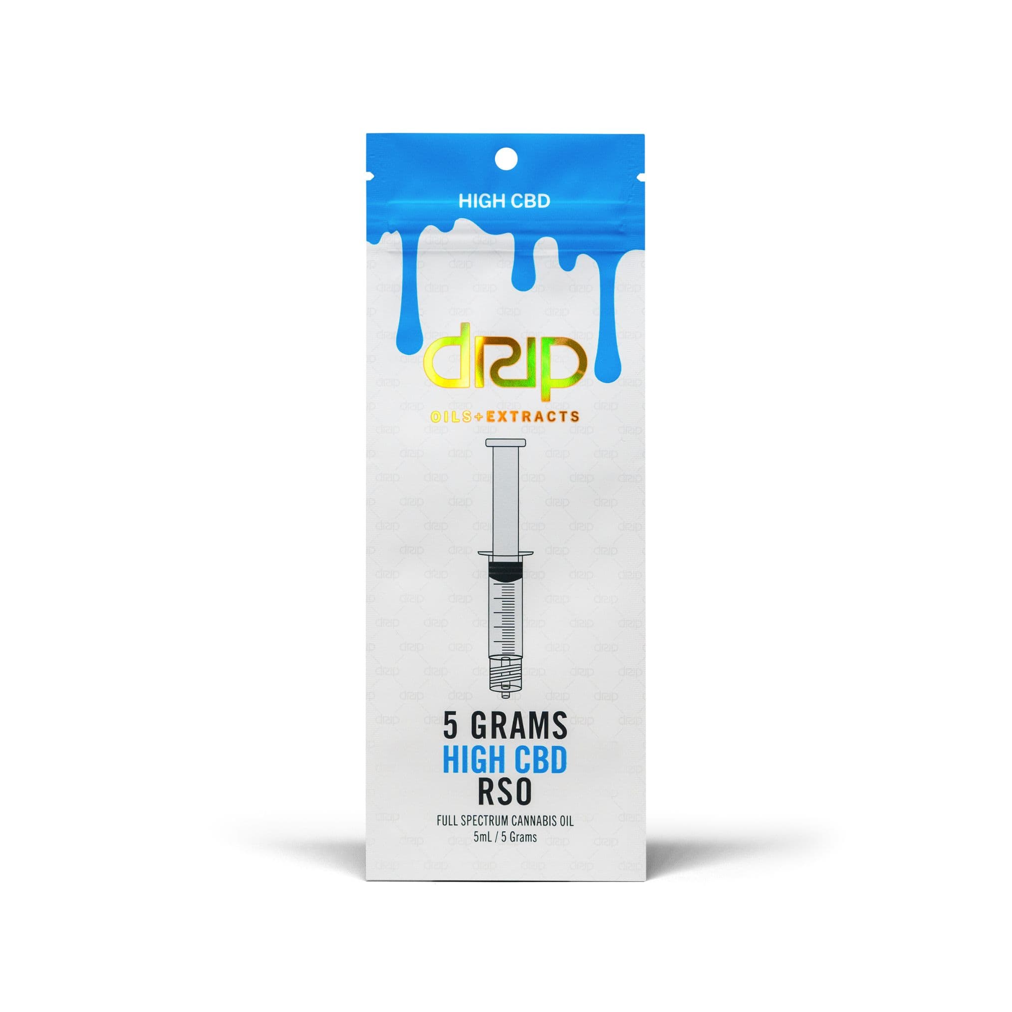 DRIP Cannabis High CBD RSO Syringe