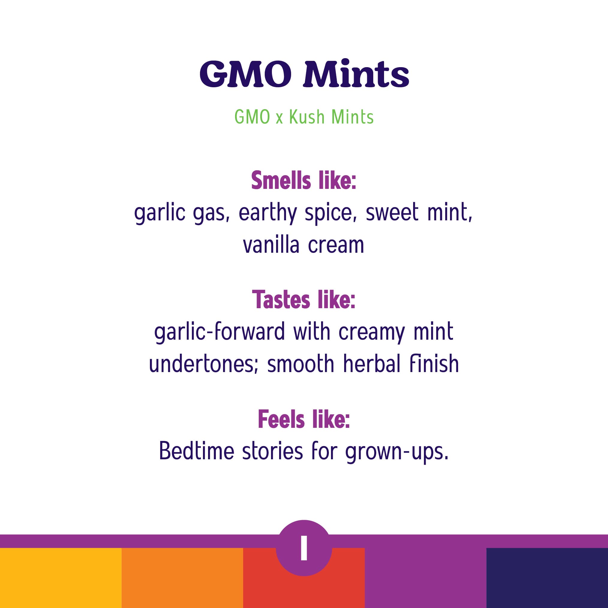 Roll One GMO Mints Crumble