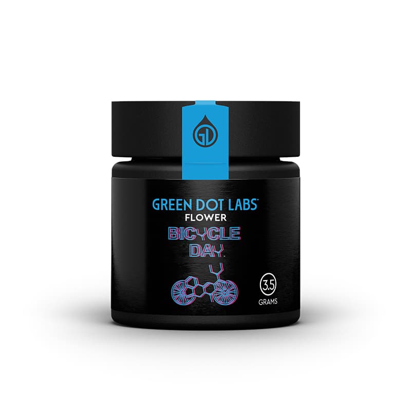 Green Dot Labs Bicycle Day Flower