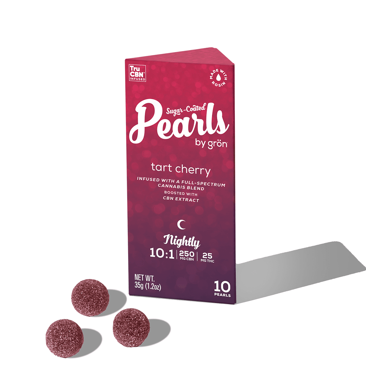 Grön Tart Cherry Pearls (1:10 THC:CBN) 10pk