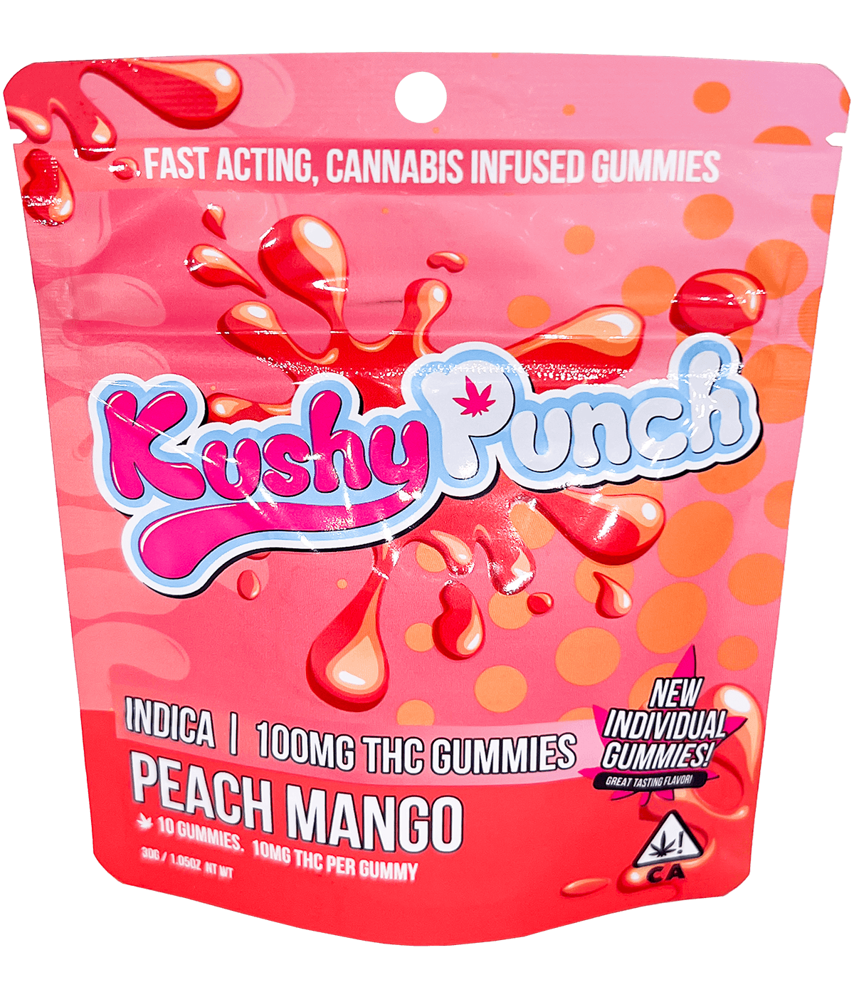 Kushy Punch Peach Mango (I) (100mg)