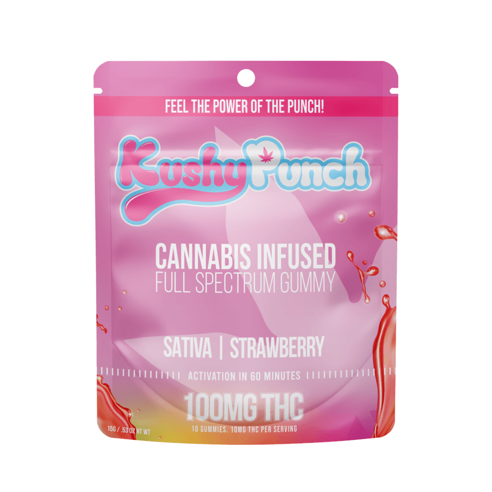Kushy Punch Strawberry (S) (100mg)