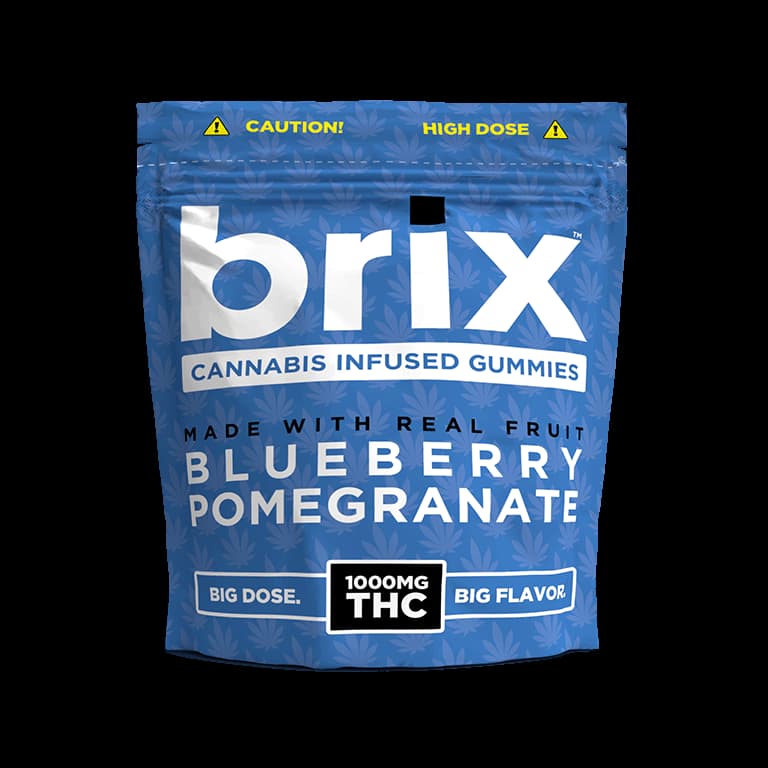 BRIX Blueberry Pomegranate Gummies MED