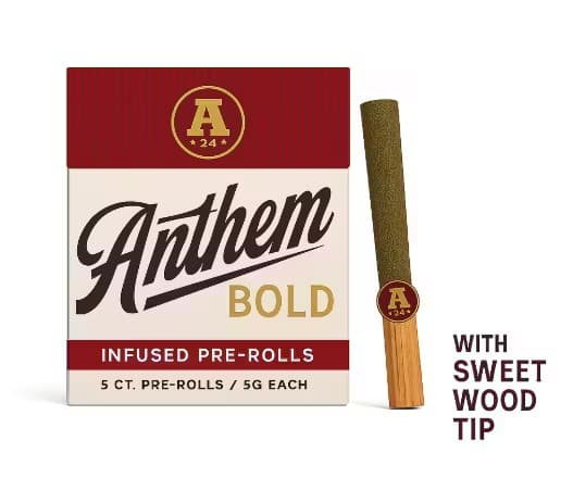 Anthem BOLD Grape Pie Infused Pre-Roll | 5 x 0.5g