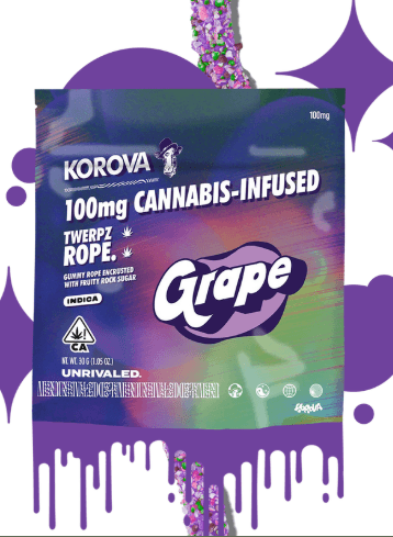 KOROVA Twerpz Rope - Grape (I) (100mg)