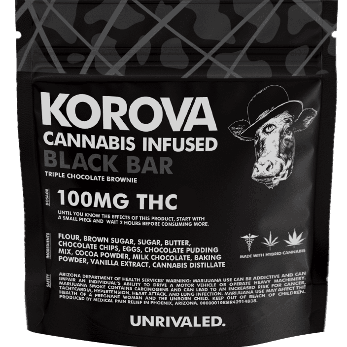 KOROVA Black Bar Brownie 10pc