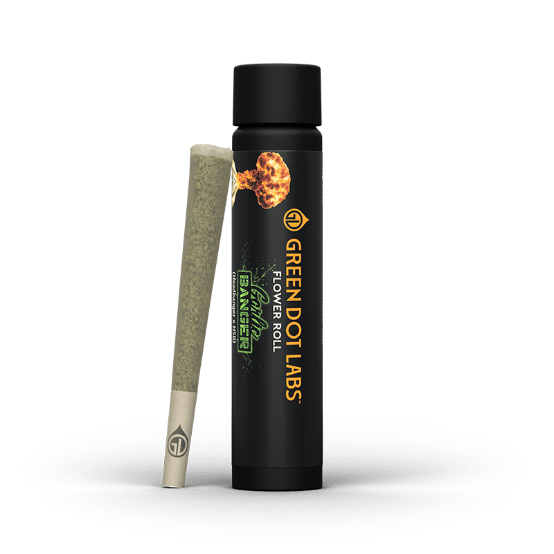 Green Dot Labs Garlic Banger Flower Roll