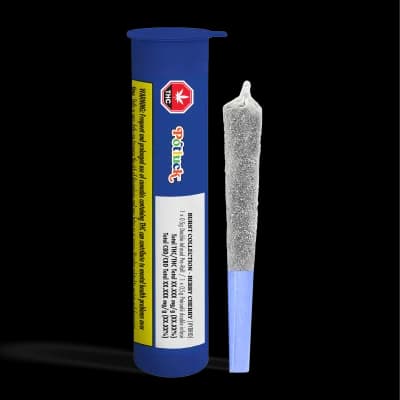 Potluck Berry Cherry Double Infused Pre-Roll by Potluck - Berry Cherry Double Infused - 1x0.5g