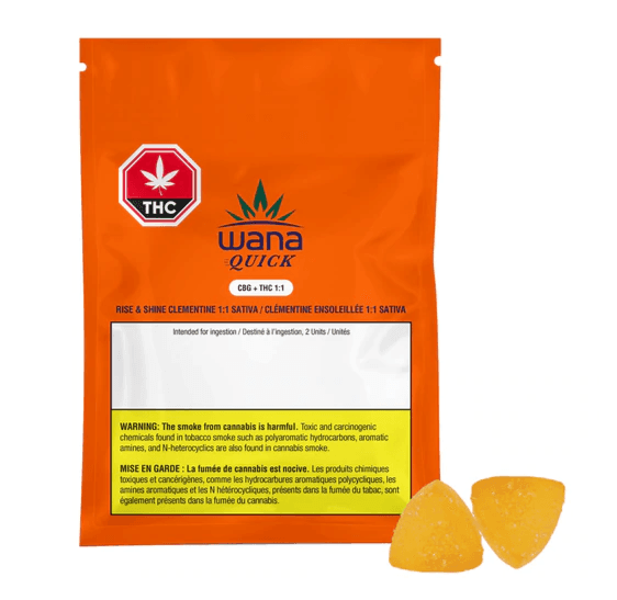 Wana Quick CBG Rise & Shine Clementine 1:1