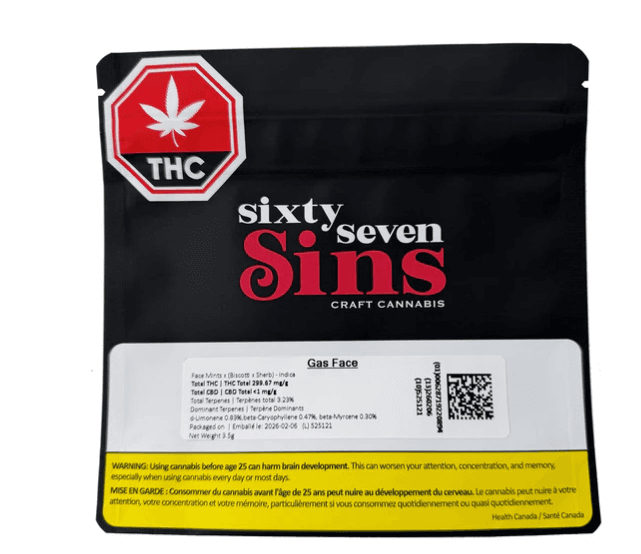 Sixty Seven Sins Gas Face
