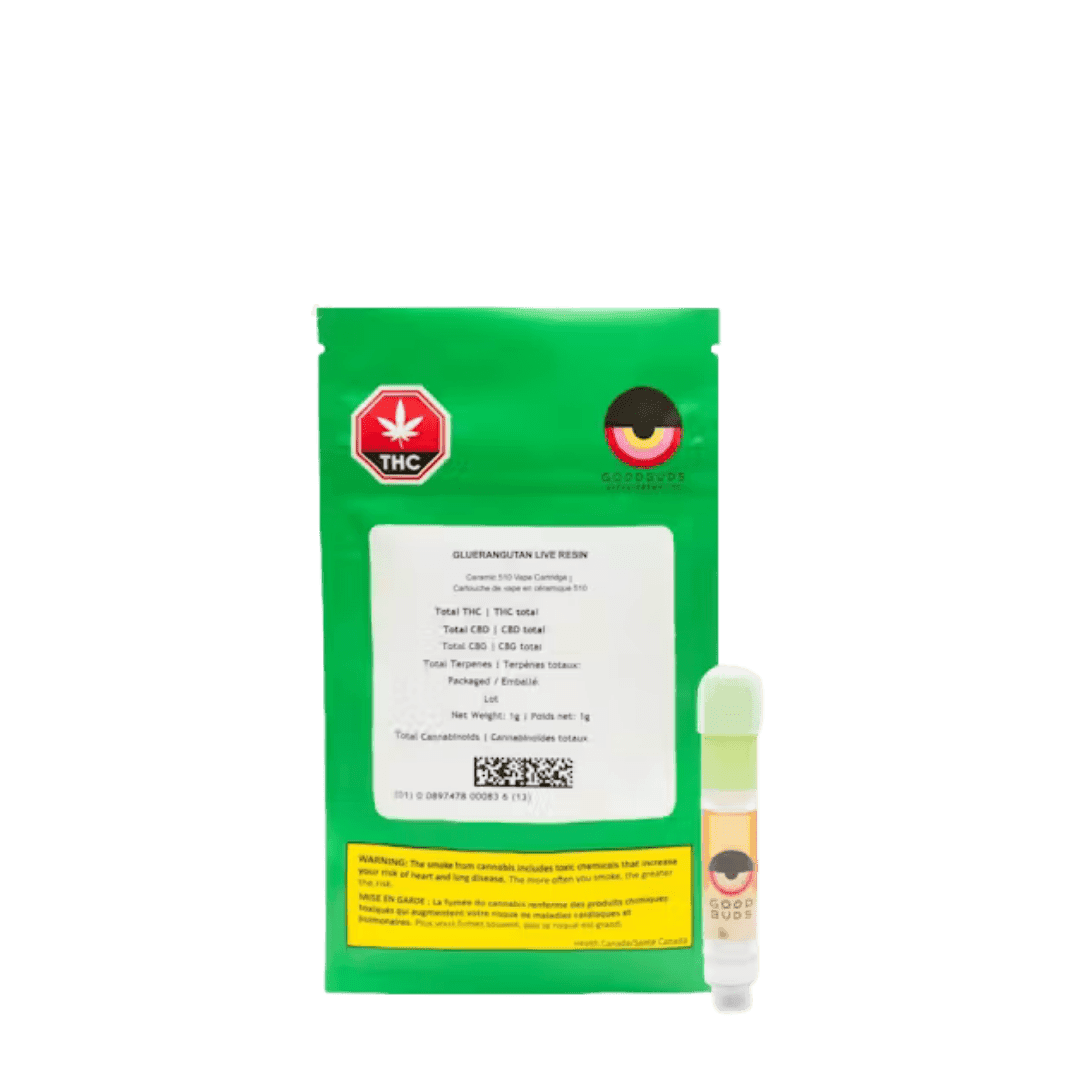 GOOD BUDS COMPANY Gluerangutan Live Resin Cartridge 1G