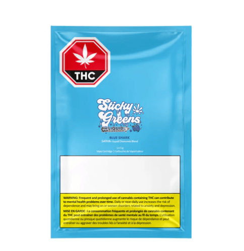Sticky Greens Sticky Greens : Blue Shark Liquid Diamond Blend Cartridge