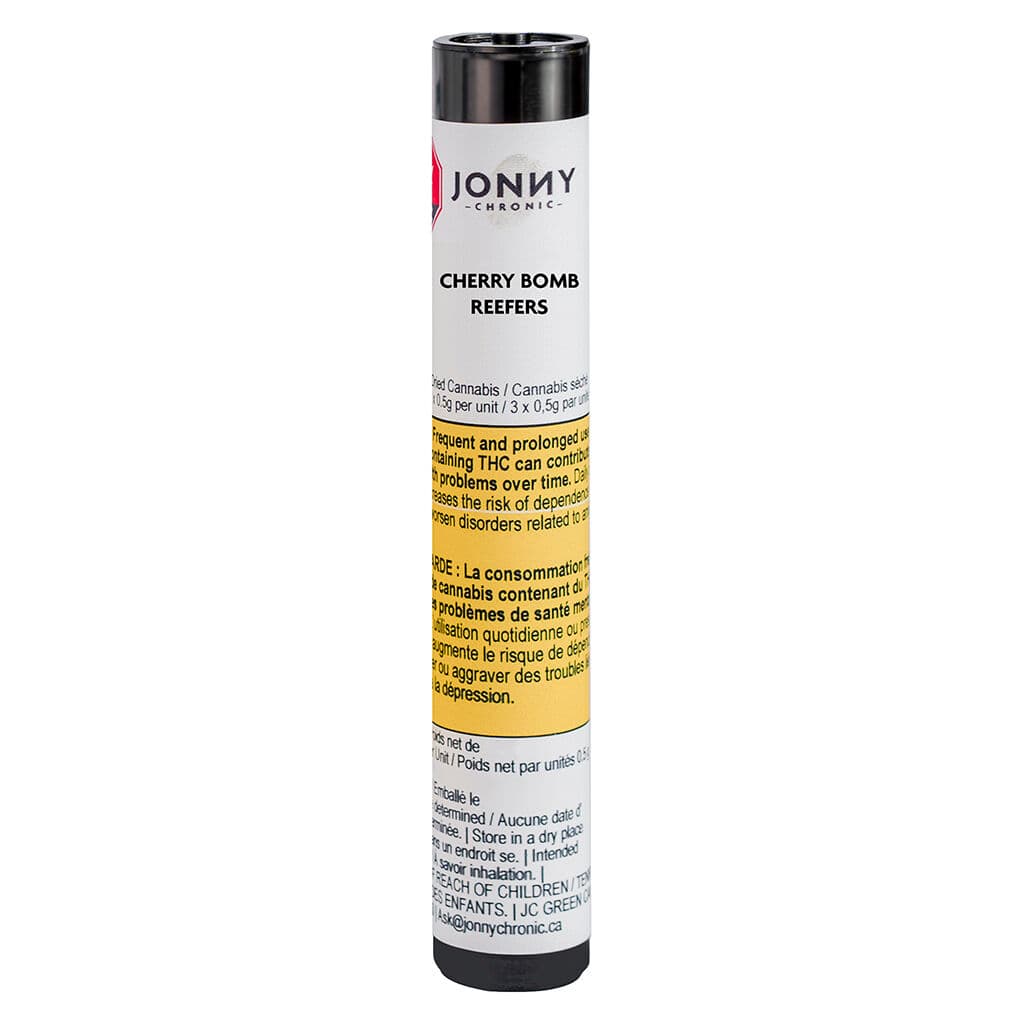 Jonny Chronic Jonny Chronic : Cherry Bomb Pre-Rolls (3x0.5g)