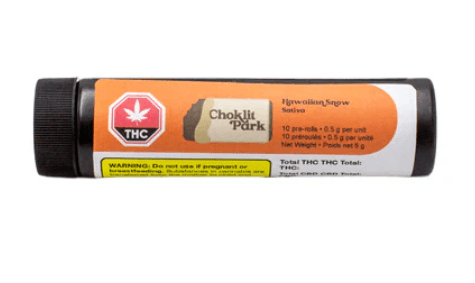 Choklit Park Hawaiian Snow Pre-Roll 10-Pack | 5g