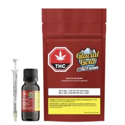 Glacial Gold MAX THC 30 Drops | 35ml (1000mg THC)