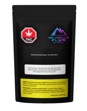 Valhalla Flwr BC Craft Alaskan Thunder Shatter - Hybrid