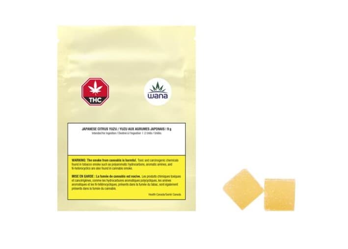 Wana 2:1 Japanese Citrus Yuzu Sour Soft Chews 2-pack