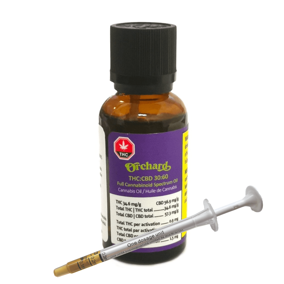Orchard THC:CBD 30:60 Full Spectrum Oil | 30ml