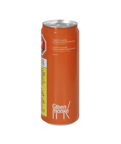 Green Monké Monke | Orange Passionfruit Sparkling Beverage | 355ml