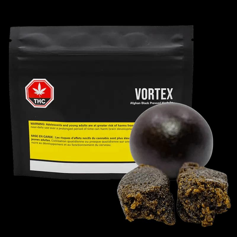 Vortex Cannabis Inc AFGHAN BLACK PRESSED HASH