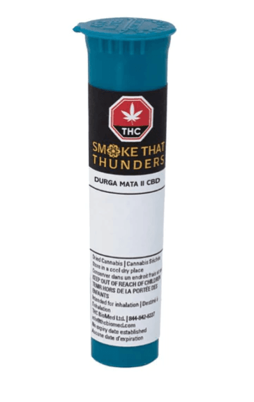 THC BioMed Smoke that Thunders : Durga Mata II CBD Pre-Rolls (3x0.5g)