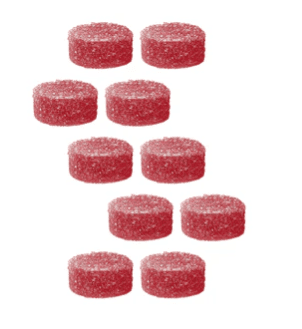 Edison Cannabis Co. Edison : Red Razz Chiller 1:1 Multipack Nano Chews (10x5mg)