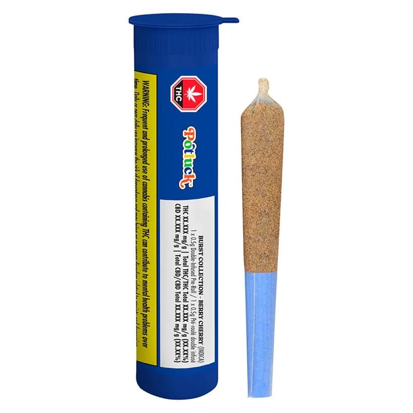 Potluck Potluck : Berry Cherry Infused Pre-Roll (1x0.5g)
