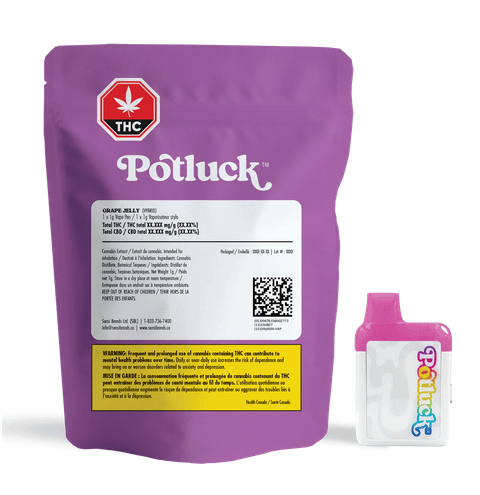 Potluck Grape Jelly Chubbyz Disposable 1G