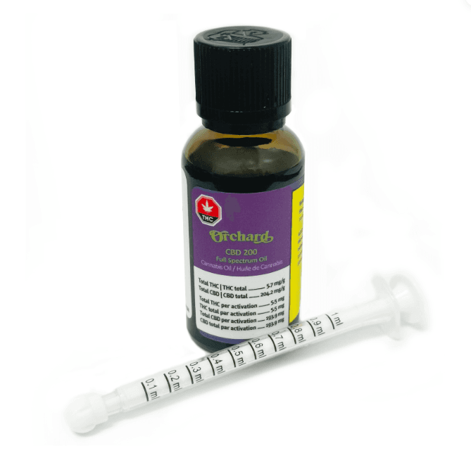 Orchard CBD200 Full Spectrum Oil | 30ml