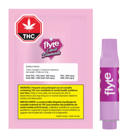 Flyte Bubble Mania Ice Liquid Diamond Vape Cartridge | 1g