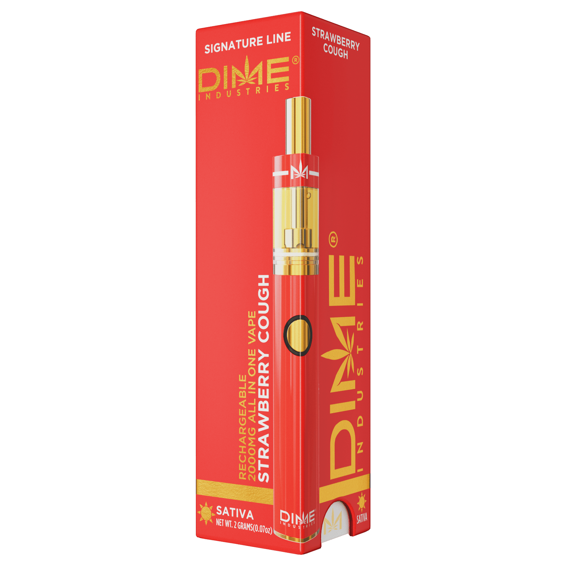 Dime Industries Dime Signature All-In-One Disposables - Strawberry Cough