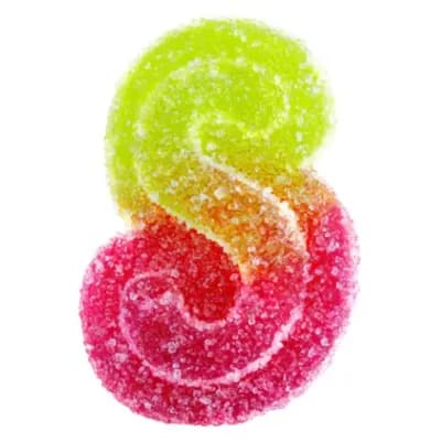 SOURZ by Spinach Fully Blasted Cherry Lime Gummy 1 Piece