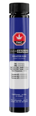 Undrground Violator Kush Pre-Roll 5-Pack | 2.5g