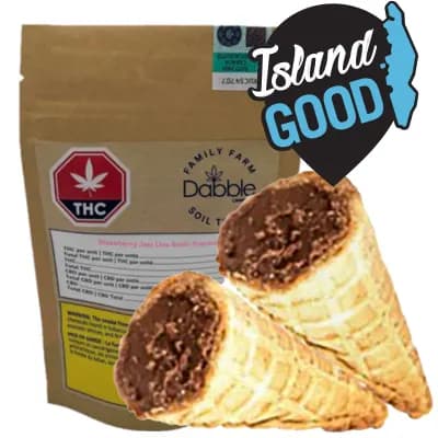 Dabble Waffle Cones - Island Good! - 2-Pack