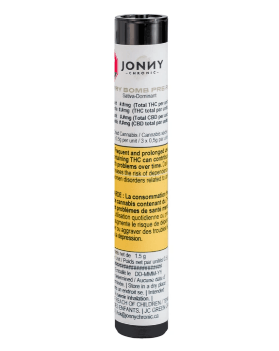 Jonny Chronic Cherry Bomb Pre-Roll 10-Pack | 5g