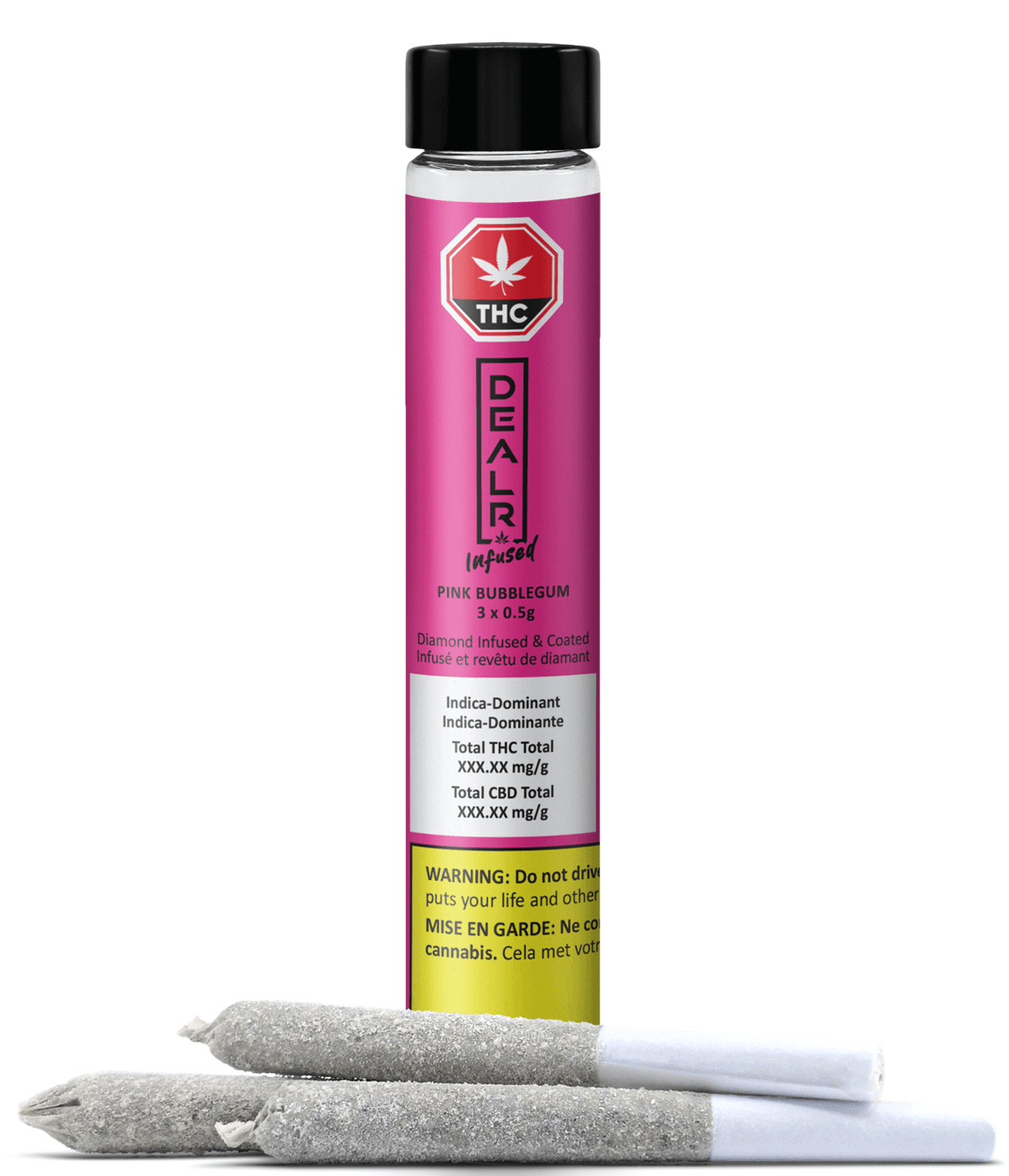 DEALR Dealr : Pink Bubblegum Pre-Rolls (3x0.5g)
