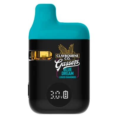 Claybourne Co. Gassers Blue Dream Liquid Diamond AIO Vape - 0.95g