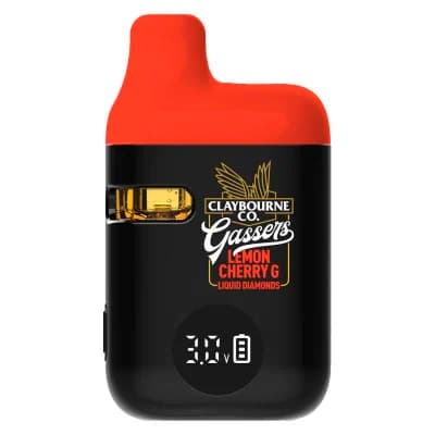 Claybourne Co. Claybourne Gassers Lemon Cherry G Liquid Diamonds AIO - 0.95g