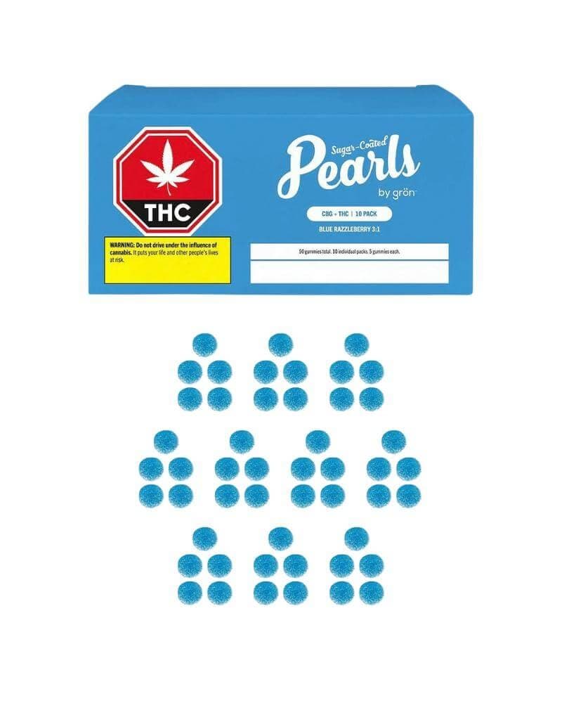 Pearls by gron Pearls Blue Razzleberry 3:1 CBG:THC - 10 x 5 Pack