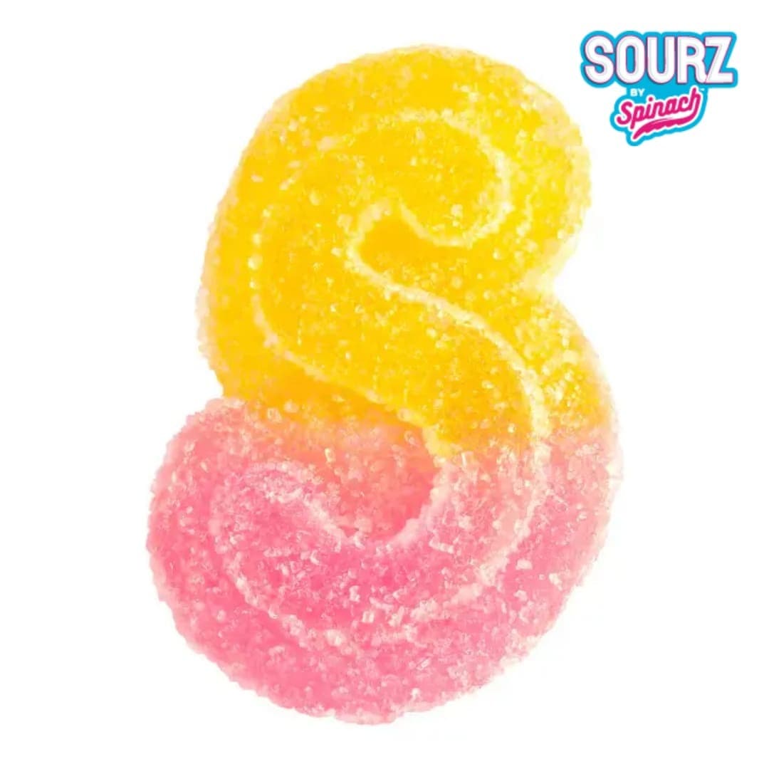 SOURZ by Spinach Sourz By Spinach: Fully Blasted Pink Lemonade Gummies (10x10mg)