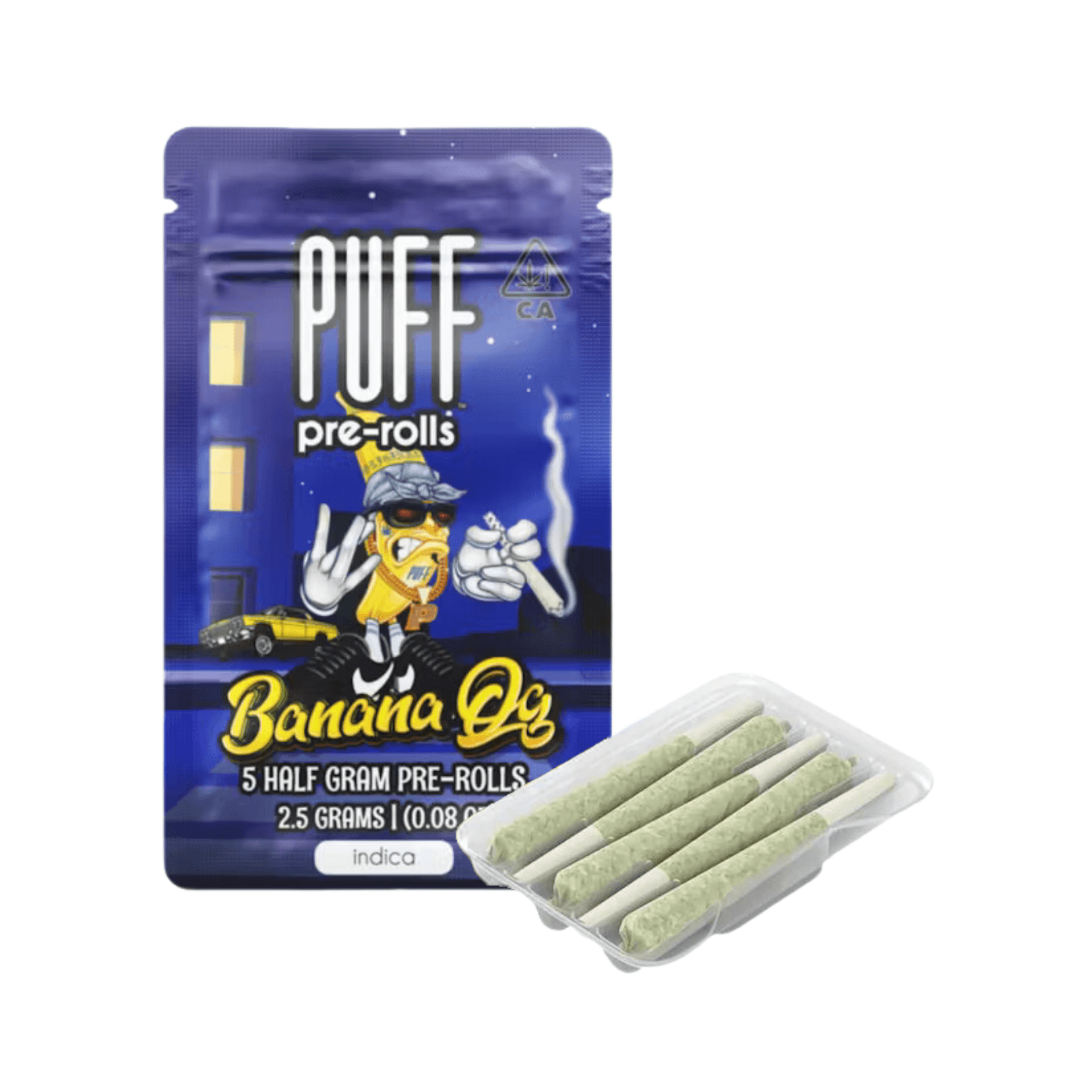 Puff BANANA OG 5PK PREROLLS