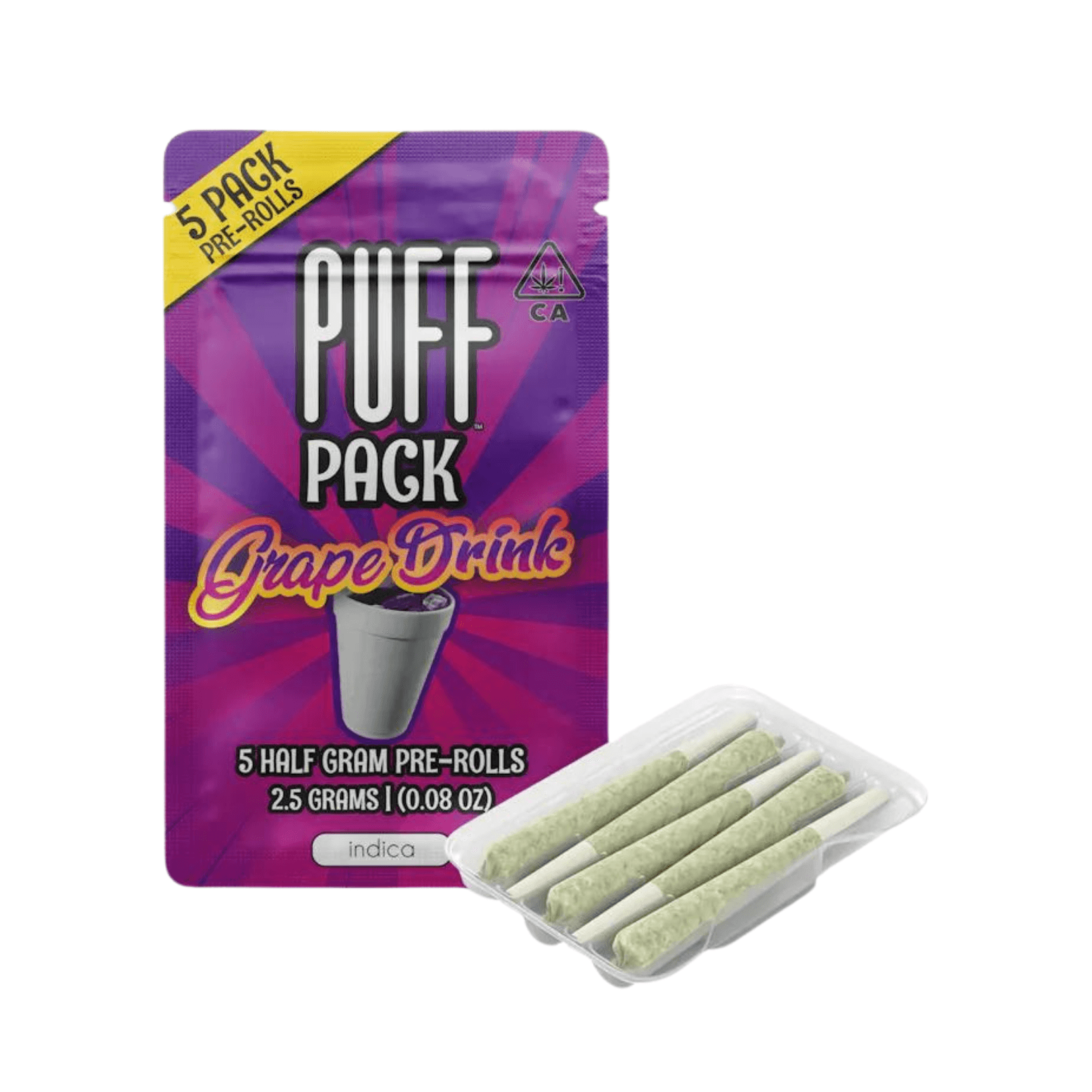 Puff GRAPE DRINK 5PK PREROLLS