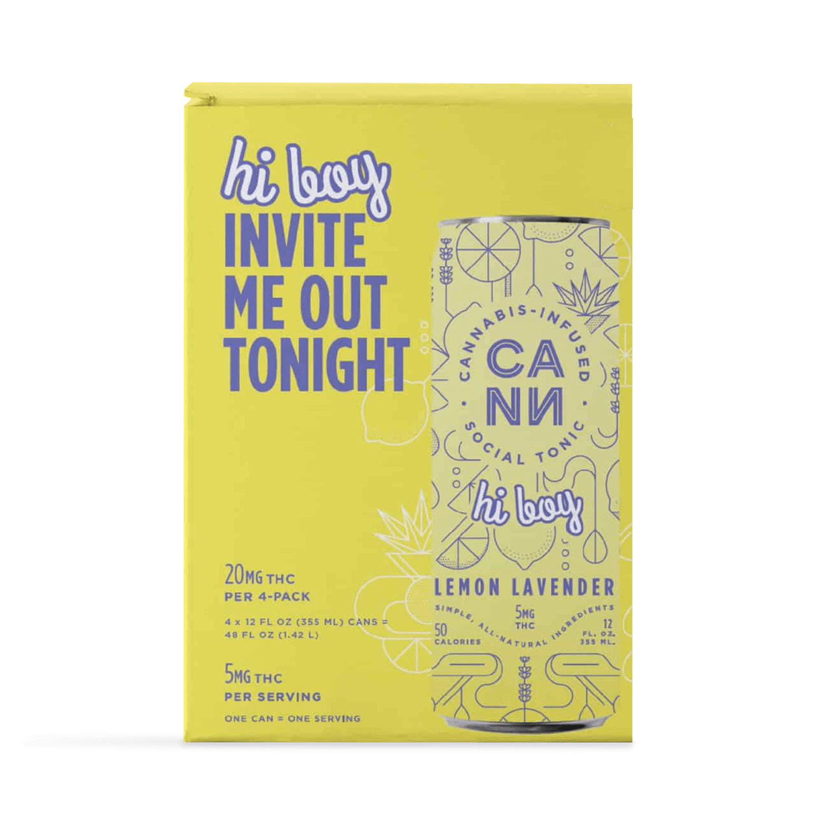 Cann Hi-Boys 4pk - Lemon Lavender