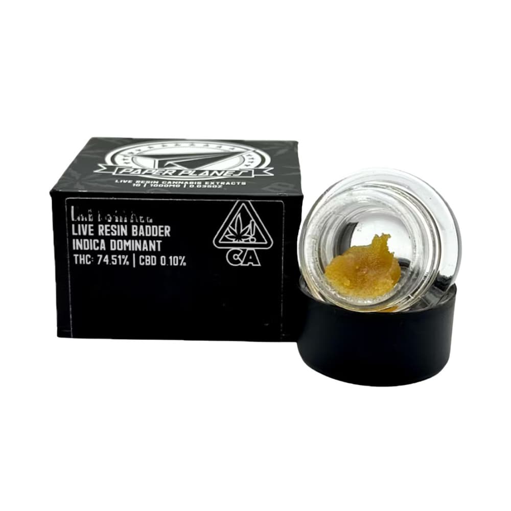 Paper Planes Live Resin Badder - Runtz 1g