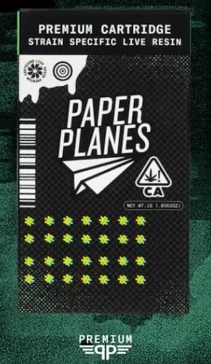 Paper Planes Live Resin Cartridge - Madd Fruit 1g