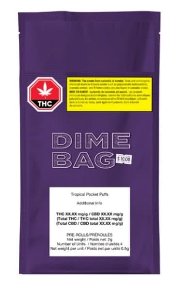 Dime Bag TROPICAL POCKET PUFFS PRE-ROLLS - 2