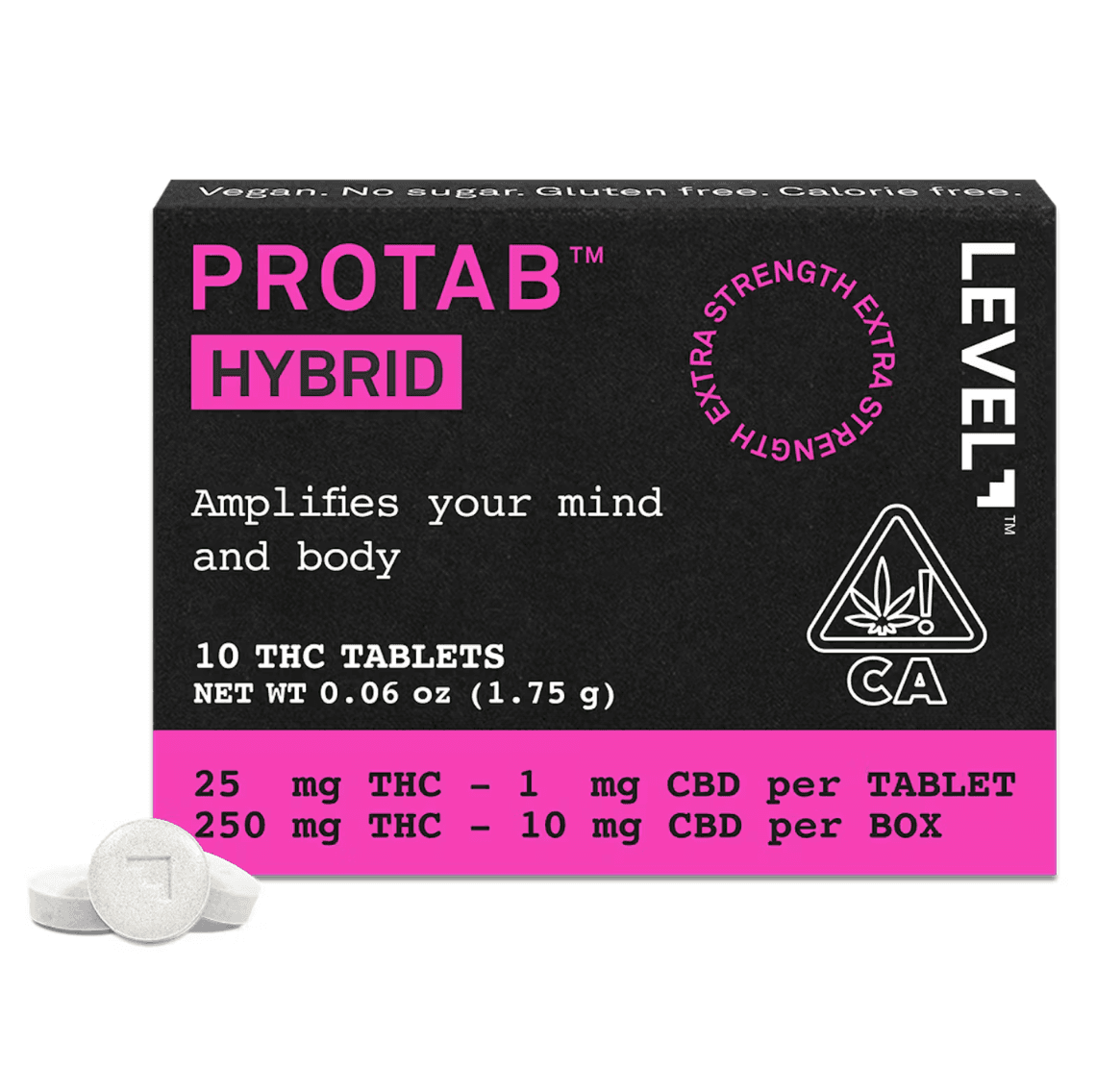 LEVEL Level - Hybrid Protab Tablets 250mg Edibles