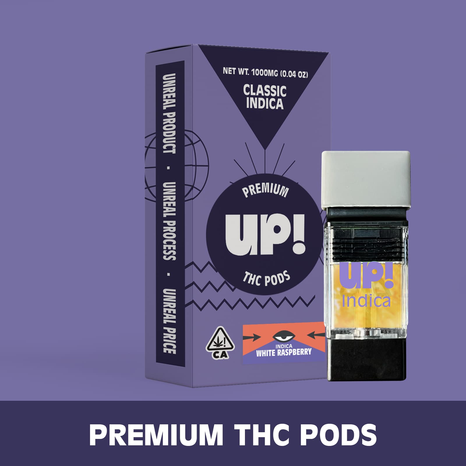 UP White Raspberry (Indica) Classic Pod 1g