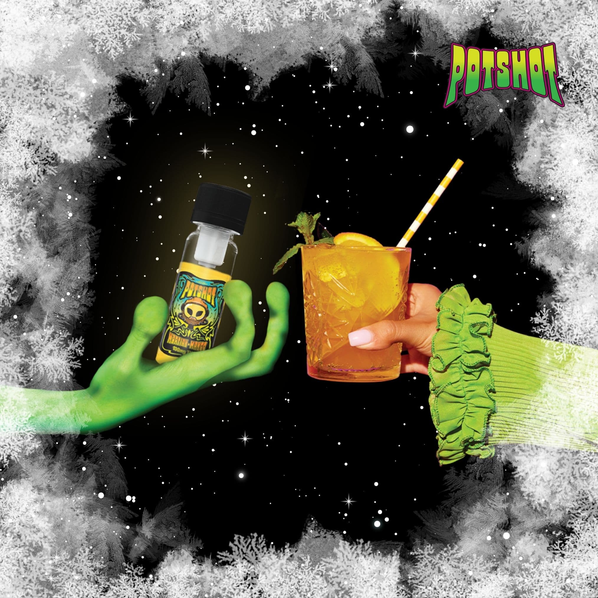 PotShot 100mg 2oz Beverage (Martian Mango)